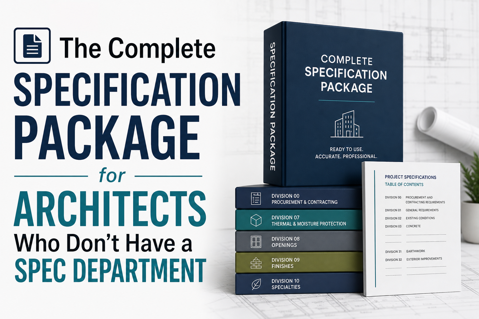 SpecsMadeSimple - The Complete Specification Package for Architects Who ...
