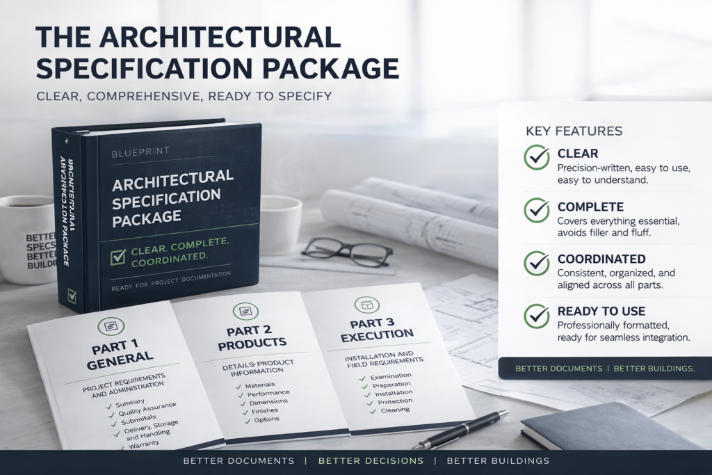 Architectural Specification Templates